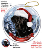 Labrador Black Assorted Howliday Dog Christmas Ornament