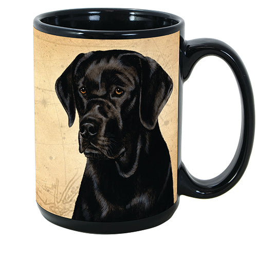 Faithful Friends Labrador Retriever Black Dog Breed Coffee Mug