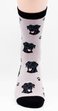 Labrador Black Dog Breed Novelty Socks