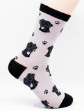 Labrador Black Dog Breed Novelty Socks