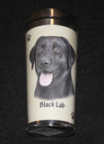 Labrador Black Stainless Steel Travel Tumbler