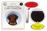 Labrador Retriever Assorted Magnetic Car Coaster