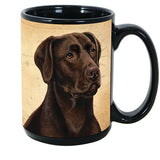 Faithful Friends Labrador Retriever Chocolate Dog Breed Coffee Mug