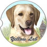 Labrador Yellow Sandstone Absorbent Dog Breed Car Coaster