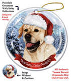 Labrador Yellow Assorted Howliday Dog Christmas Ornament