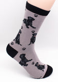 Labrador Black Dog Breed Novelty Socks