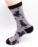 Labrador Black Dog Breed Novelty Socks