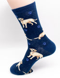 Labrador Yellow Dog Breed Novelty Socks