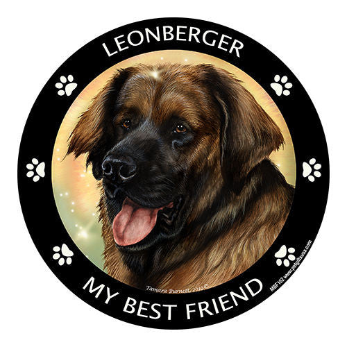 Leonberger My Best Friend Dog Breed Magnet