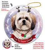 Lhasa Apso Howliday Dog Christmas Ornament