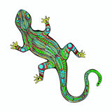 Gecko Lizard Green Tribal Vinyl Car Sticker