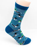 Loon Bird Novelty Socks