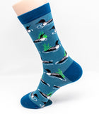 Loon Bird Novelty Socks