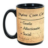 Faithful Friends Maine Coon Silver Tabby Cat Dog Breed Coffee Mug