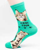 Maine Coon Socks Cat Breed Foozy Novelty Socks