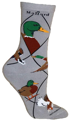 Mallard Duck Dog Breed Novelty Socks Large