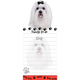 Maltese List Stationery Notepad