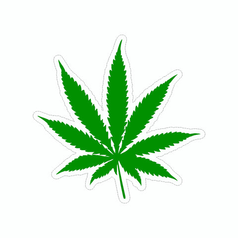 Marijuana Leaf Vinyl Car Sticker