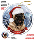 Mastiff Howliday Dog Christmas Ornament