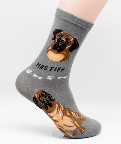 Mastiff Socks Dog Breed Foozy Novelty Socks