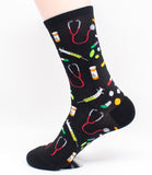 Meds Assorted Doctor Nurse Socks