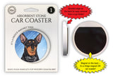 Miniature Pinscher Magnetic Car Coaster