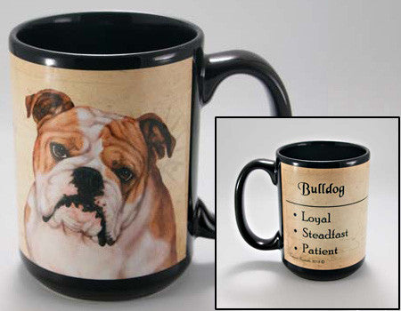 Faithful Friends Bulldog Dog Breed Coffee Mug