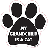 My Grandchild Is A Cat Dog Paw Magnet