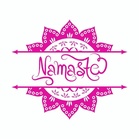 Namaste Yoga Mandala Tribal Vinyl Car Sticker