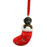 Santa's Little Pals Newfoundland Newfie Dog Christmas Ornament
