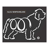 K Line Newfoundland Newfie Dog Car Window Decal Tattoo