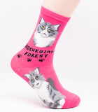 Norwegian Forest Socks Cat Breed Foozy Novelty Socks