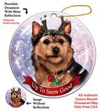 Norwich Terrier Howliday Dog Christmas Magnet