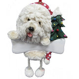 Dangling Leg Old English Sheepdog Dog Christmas Ornament