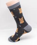 Orange Tabby Cat Breed Novelty Socks