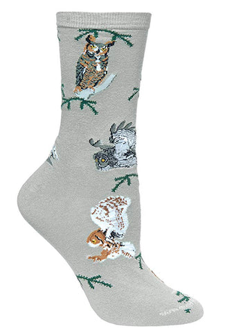 Owls Bird Dog Breed Novelty Socks