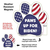 Pro Joe Biden Political Dog Paw Magnet