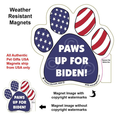 Pro Joe Biden Political Dog Paw Magnet