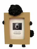 Pomeranian Black Dog Picture Frame Holder