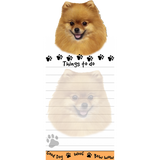 Pomeranian List Stationery Notepad