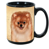 Faithful Friends Pomeranian Red Dog Breed Coffee Mug