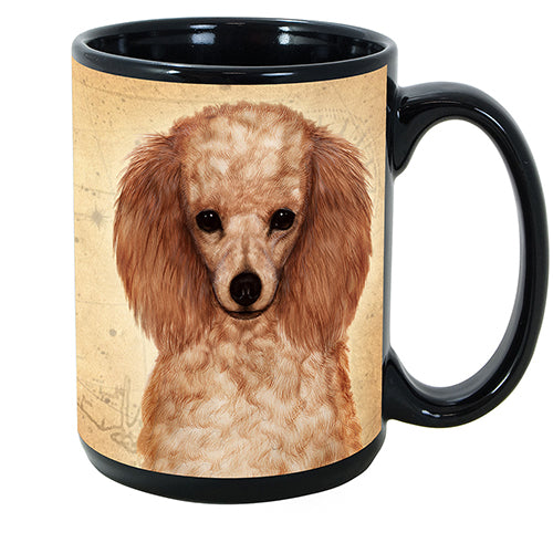 Faithful Friends Poodle Apricot Dog Breed Coffee Mug