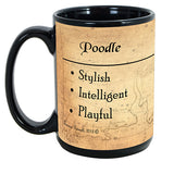 Faithful Friends Poodle Silver Dog Breed Coffee Mug