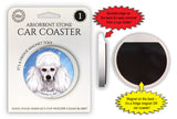 Poodle Assorted Magnetic Car Coaster