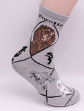 Poodle Dog Breed Novelty Socks