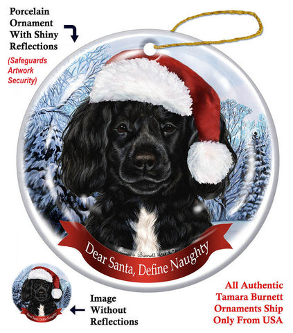 Portuguese Water Dog Howliday Dog Christmas Ornament