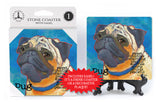 Pug Fawn Dog Ursula Dodge Drink Coaster