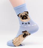 Pug Socks Dog Breed Foozy Novelty Socks