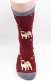 Pug Fawn Dog Breed Novelty Socks