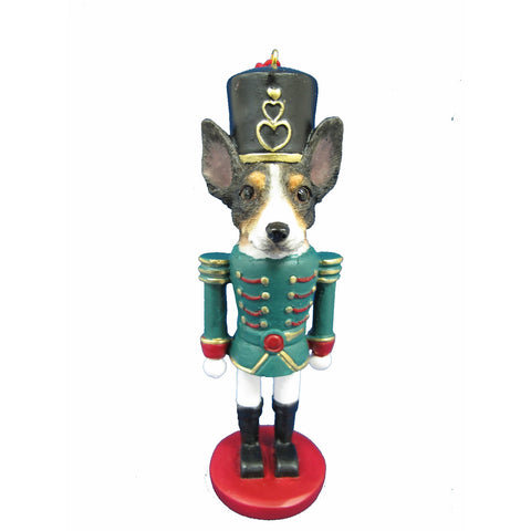 Rat Terrier Dog Toy Soldier Nutcracker Christmas Ornament
